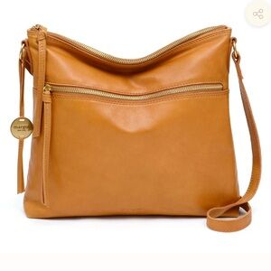 ❤️❤️NWT-MARGOT NEW YORK TAN GENUINE LEATHER LEAH LARGE HOBO❤️❤️